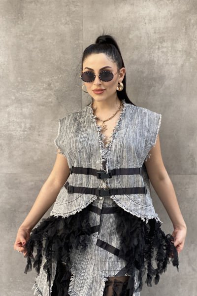 ''H4 Style'' Tasarım Oversize Yelek