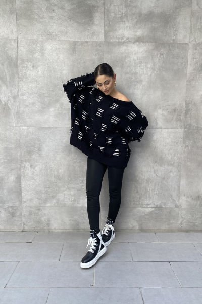 Püskül Tasarım Oversize Kazak
