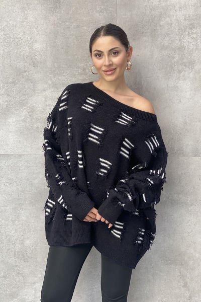 Püskül Tasarım Oversize Kazak