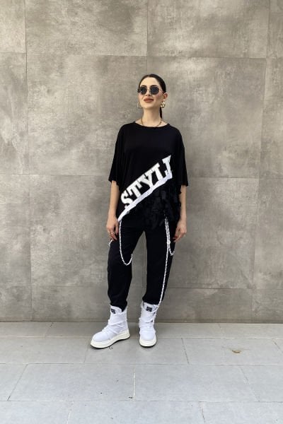 ''H4 Style'' Tasarım Oversize Bluz