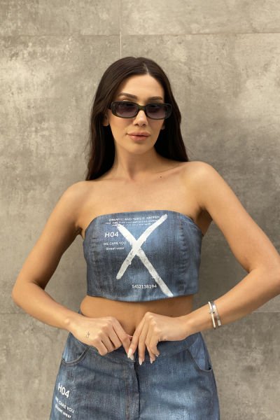''X'' Tasarım Straplez Büstiyer