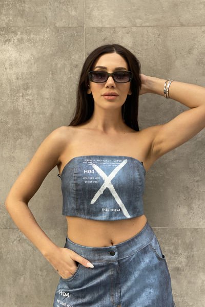''X'' Tasarım Straplez Büstiyer