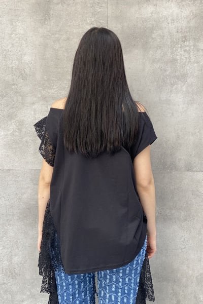 Tasarım Oversize Dantelli Bluz