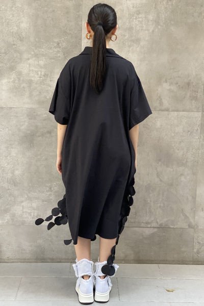 Tasarım Oversize Saçaklı Elbise