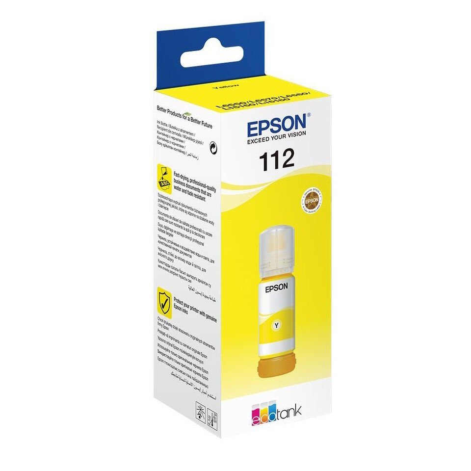 Epson T06C44 (112) Yellow Sarı Şişe Mürekkep C13T06C44A
