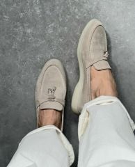 Mi Luz Pia Süet Loafer Makosen Ayakkabı