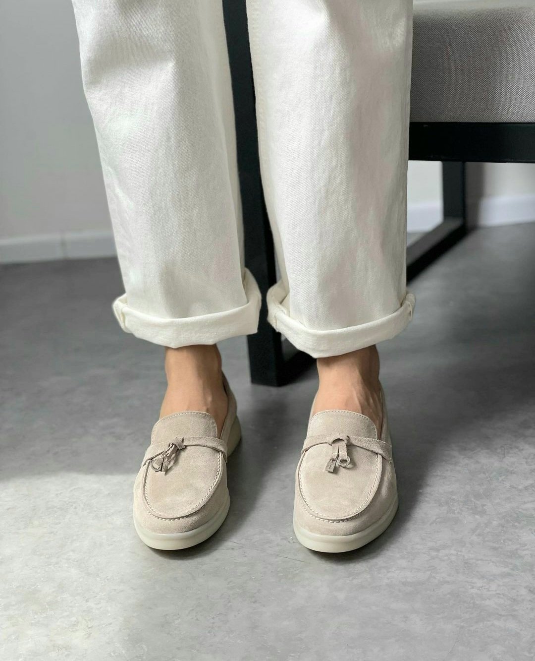 Mi Luz Pia Süet Loafer Makosen Ayakkabı