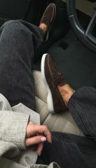 Mi Luz Lora Pia Hakiki Deri Loafer Ayakkabı