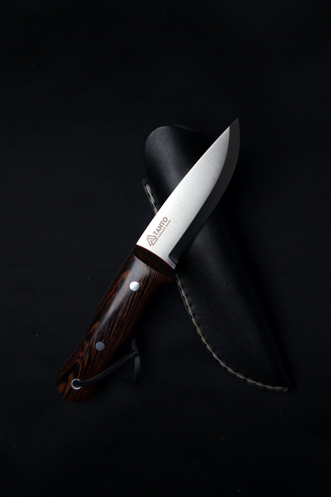 Tanto Bushcraft Knife Böhler N690 Venge