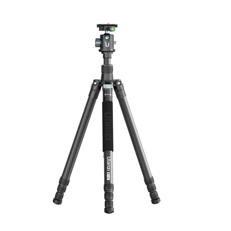 Ulanzi MT-61 Carbon Fiber Hafif Taşınabilir Travel Tripod Monopod