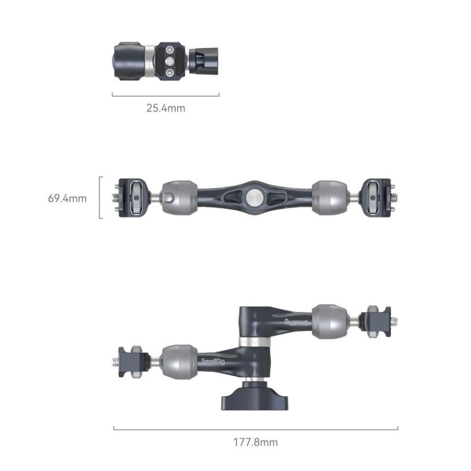 SmallRig 4194  Rozet Kollu Magic Arm (7 inç)