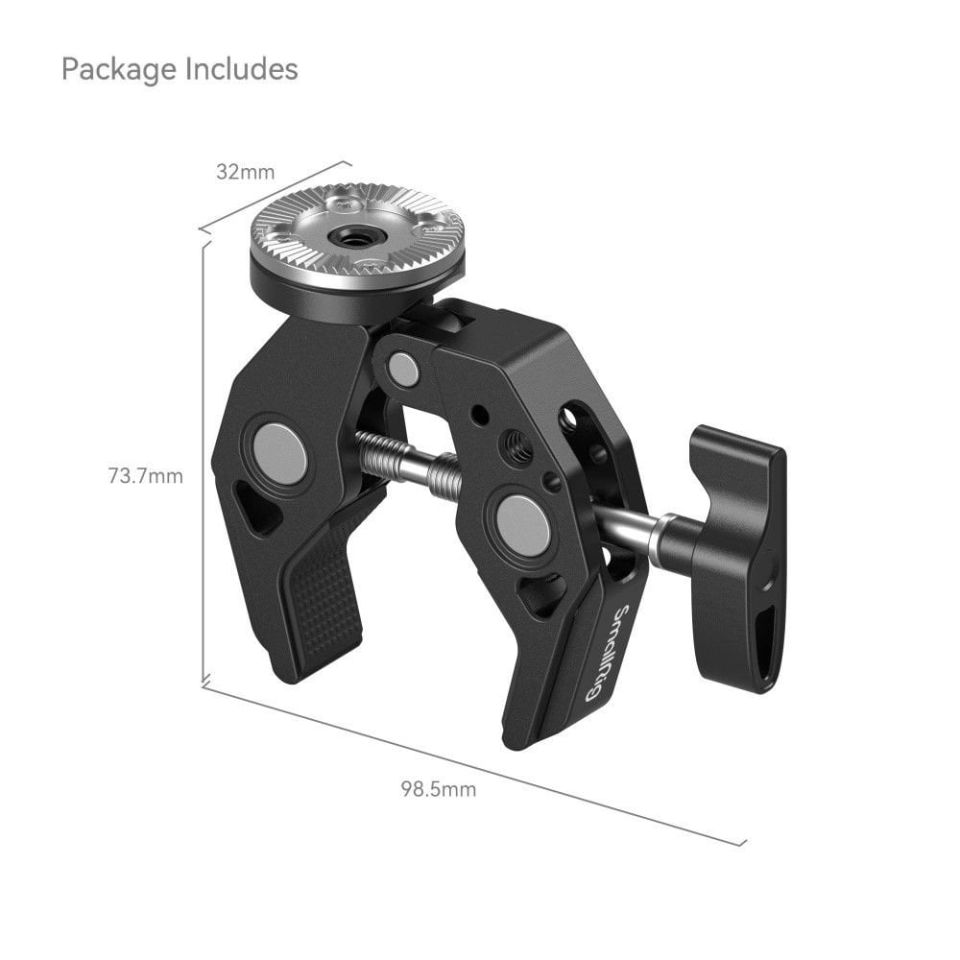 SmallRig 4249 ARRI Rozet Montajlı  Süper Kelepçe