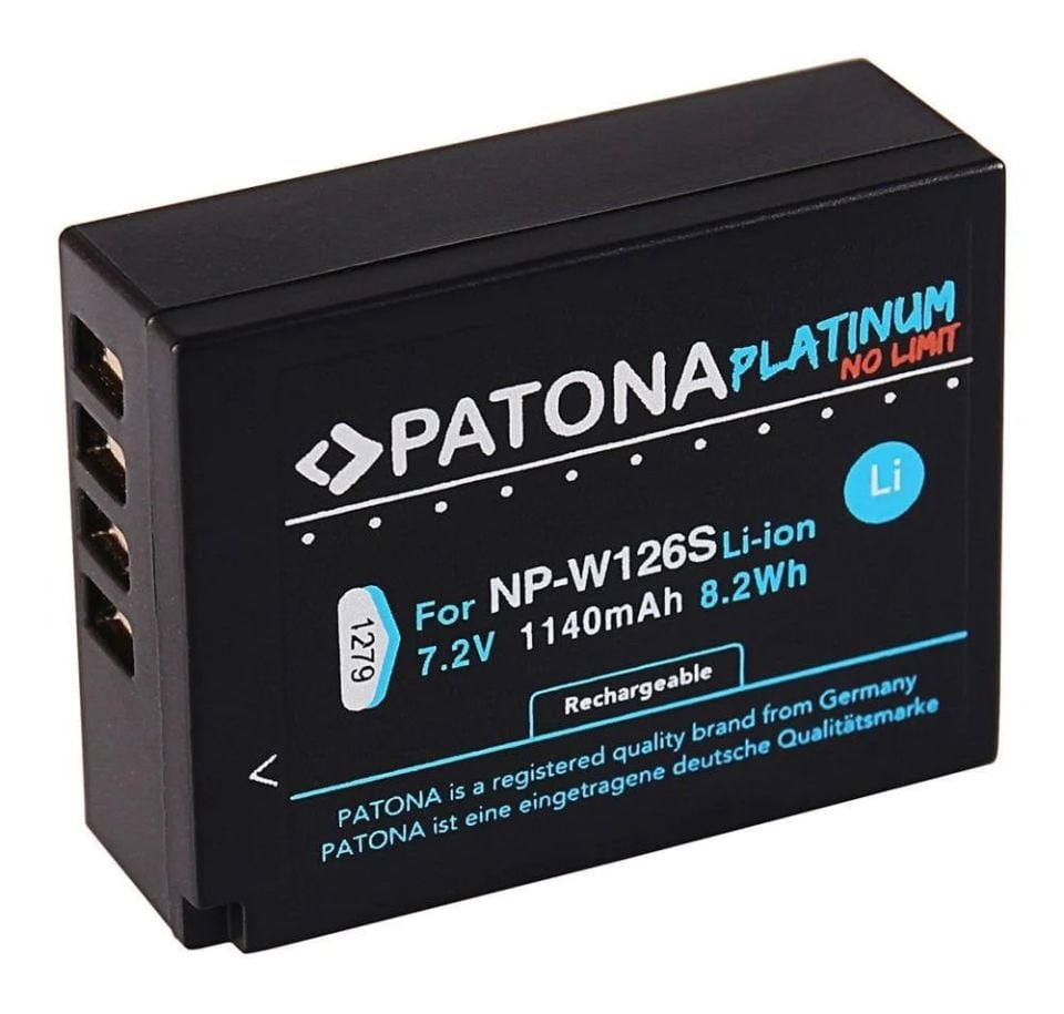 Patona Platinum Fuji NP-W126 Batarya Pil