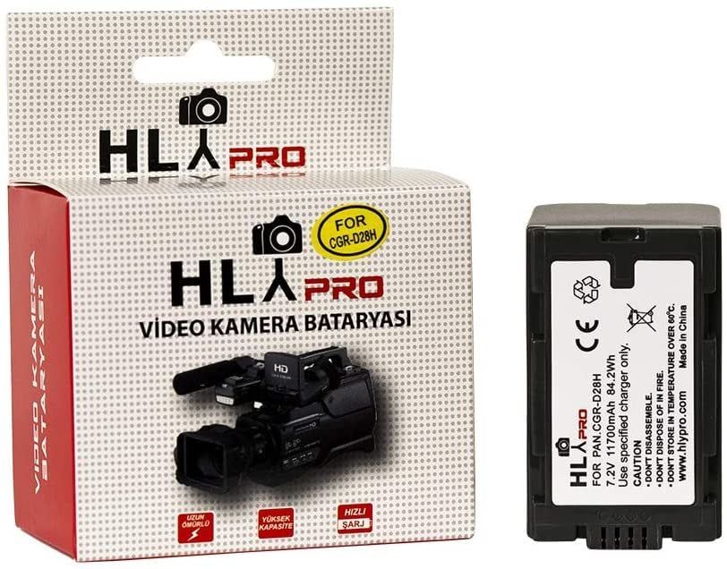 Hlypro Panasonic D28H, D28S Video Kamera Bataryası