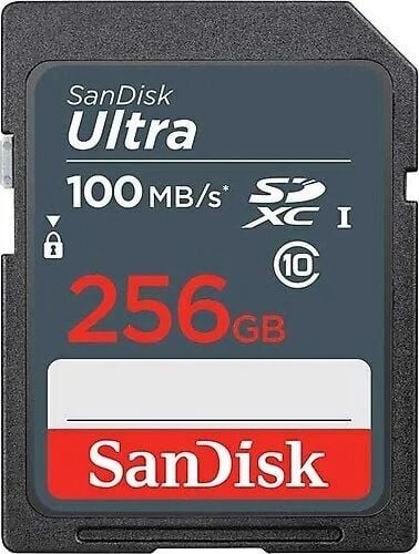 Sandisk Ultra 256GB SDXC 100MB/s Hafıza Kartı