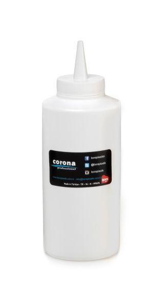 Bora Plastik Corona Professional Ketçap Şişesi Kapaklı Beyaz 420 cc - BO2101