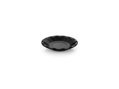 Tria Porelin Çay Tabağı Kırılmaz 6'lı 11 cm, Siyah