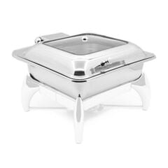 Biradlı GRV-4023 Ekonomik Kare Chafing Dish, GN 2/3)