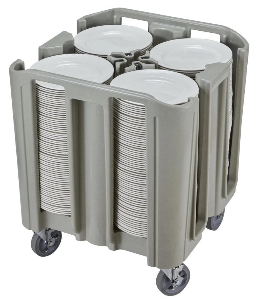 Cambro ADCSC S-Serisi Ayarlanabilir Tabak Taşıma Arabası, Gri