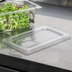 Cambro Polikarbon Gastronom Kapak Düz GN 1/4 26,5x16,2 cm