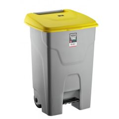 Bora Plastik Mono Tone Pedallı Çöp Kovası 80 Litre - BO992