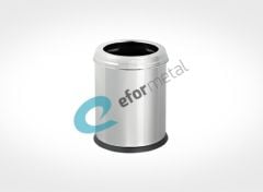 Efor Metal 430 Kalite Çemberli Çöp Kovası 8 Litre