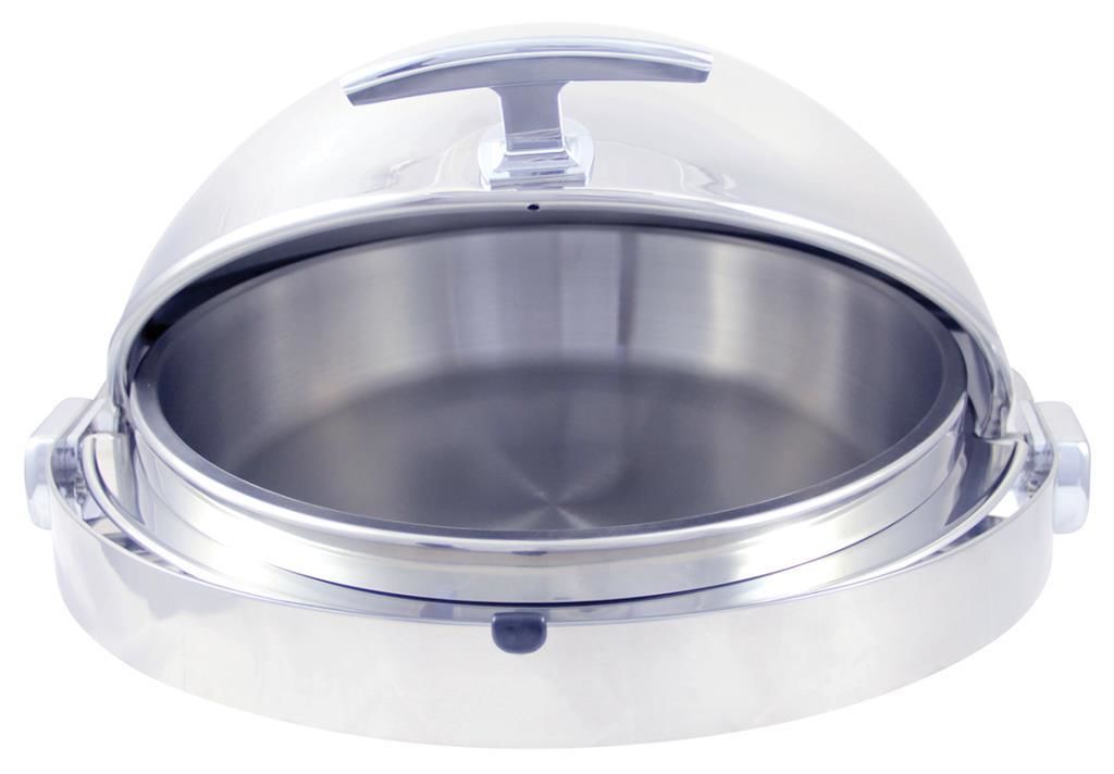 Globy Chafing Dish (Yuvarlak) Roll Top Kapaklı, Elektrikli