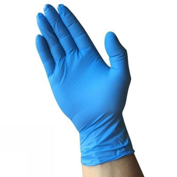 Has-Pet Blue Powder-Free Nitrile Examination Gloves Large 100 Pieces