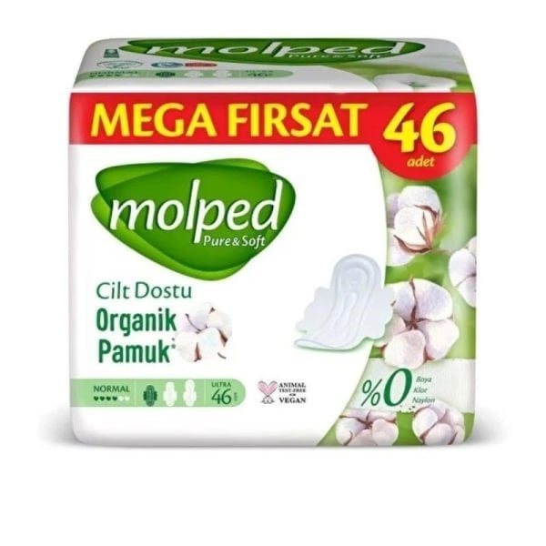 Molped Pure & Soft Normal Ultra Hijyenik Ped  46 Adet