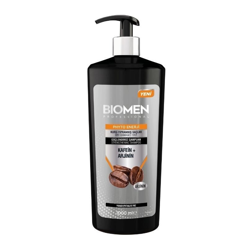 Biomen Professional Kafein Arjinin Kuru Ve Yıpranmış Saçlar Için Şampuan 1000 Ml