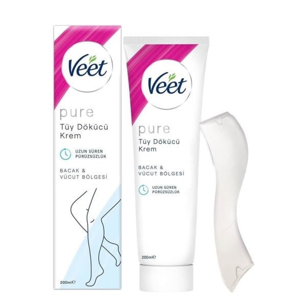 Veet Pure Tüy Dökücü Krem Bacak Ve Vücut Bölgesi 200 ml