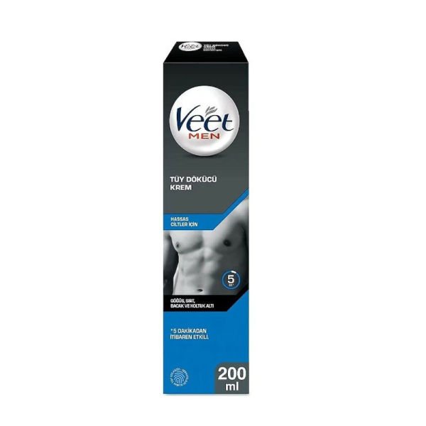 Veet Men Tüy Dökücü Krem Hassas Ciltler 200 ml
