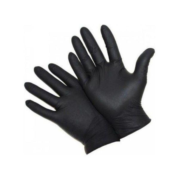 Has-Pet Siyah Pudrasız Nitril Muayene Eldiveni XS 100 Lü 10 Paket