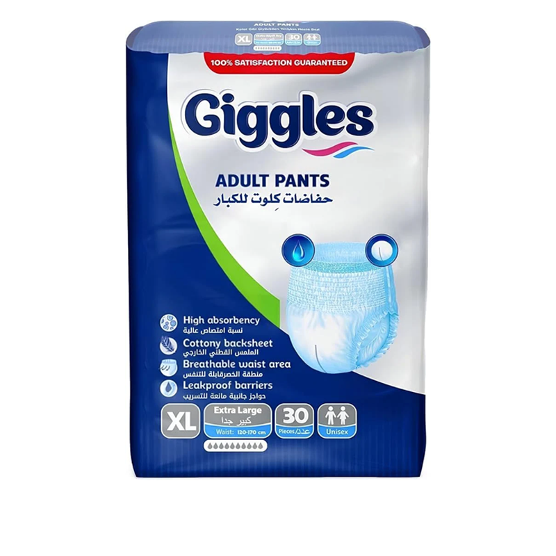 Giggles Emici Külot Yetişkin Hasta Bezi XL 30 Lu