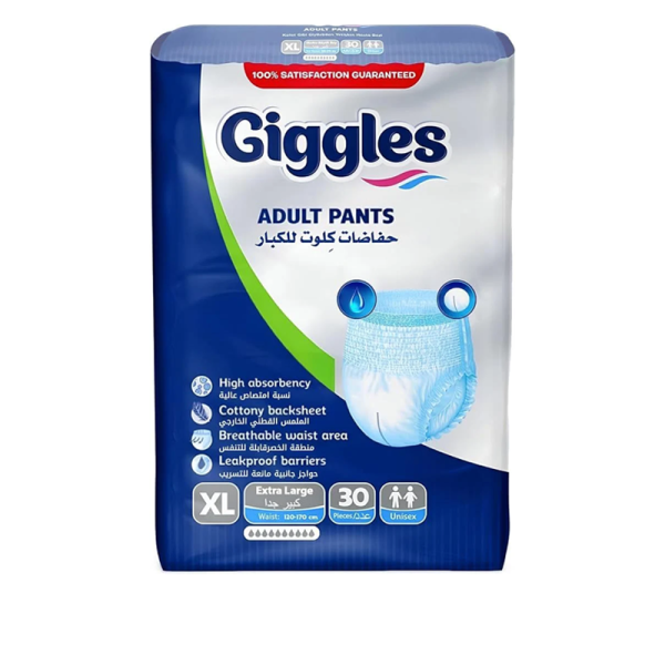 Giggles Emici Külot Yetişkin Hasta Bezi XL 30 Lu