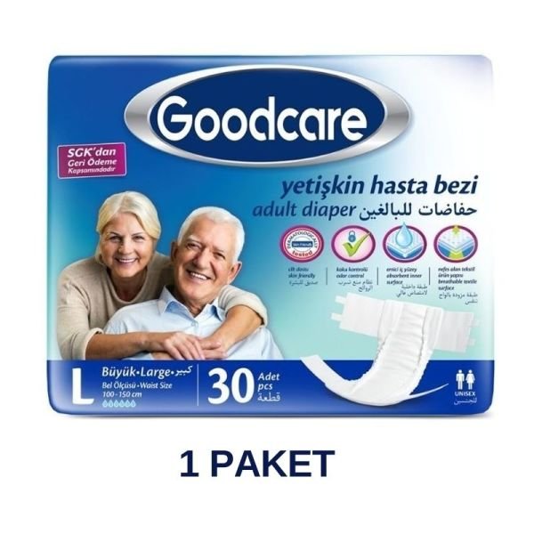 Goodcare Belbantlı Yetişkin Hasta Bezi L 30 Lu