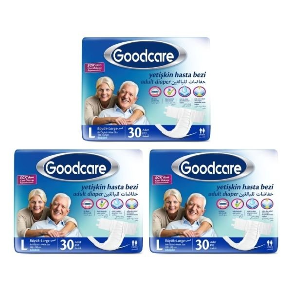 Goodcare Waistband Adult Diaper L 30 Pieces 3 Pack