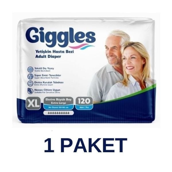 Giggles Belbantlı Yetişkin Hasta Bezi XL 30 Lu