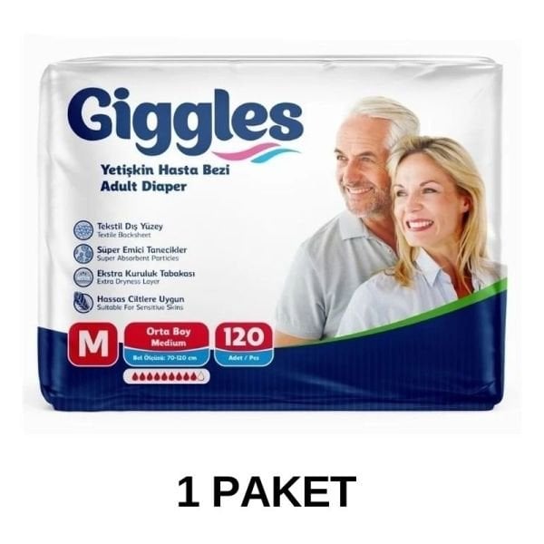 Giggles Belbantlı Yetişkin Hasta Bezi M 30 Lu