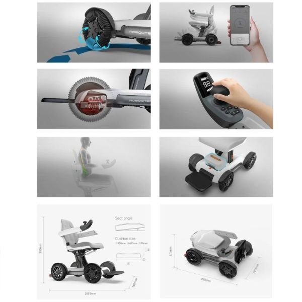 Scuba X40 Robooter Akülü Tekerlekli Sandalye