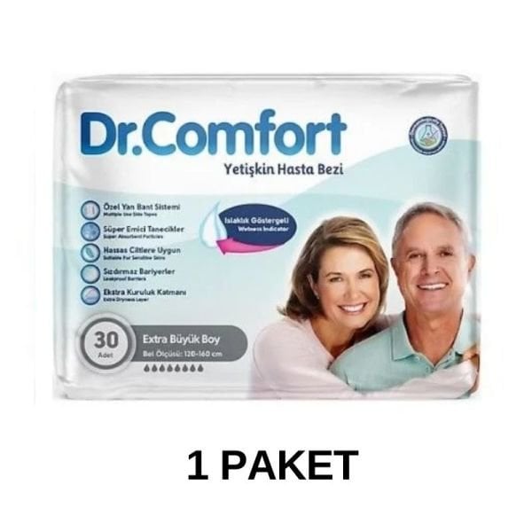 Dr.Comfort Belbantlı Yetişkin Hasta Bezi XL 30 Lu