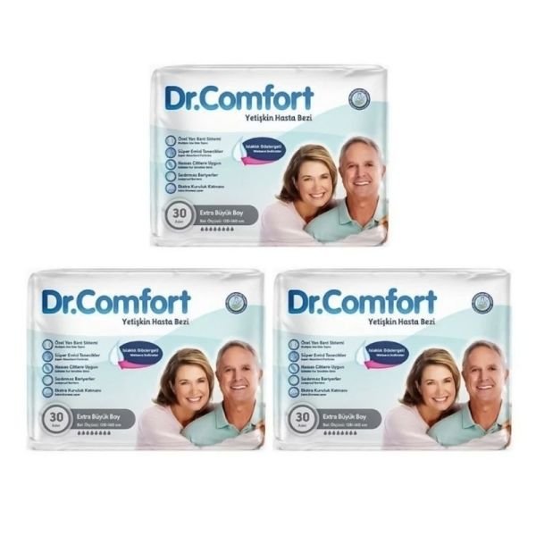 Dr.Comfort Belbantlı Yetişkin Hasta Bezi XL  30 lu 3 Paket