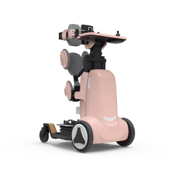 Scuba XZ-DROID P Robooter Pediatrik Akülü Tekerlekli Sandalye Pembe