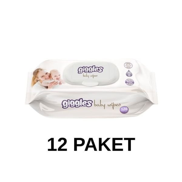 Gigglses Bebek Islak Mendili 120’li 12 Paket