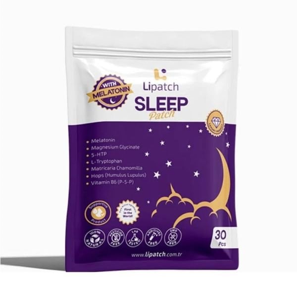 Lipatch SLEEP Patch with Melatonin Uyku Bandı 30 Adet