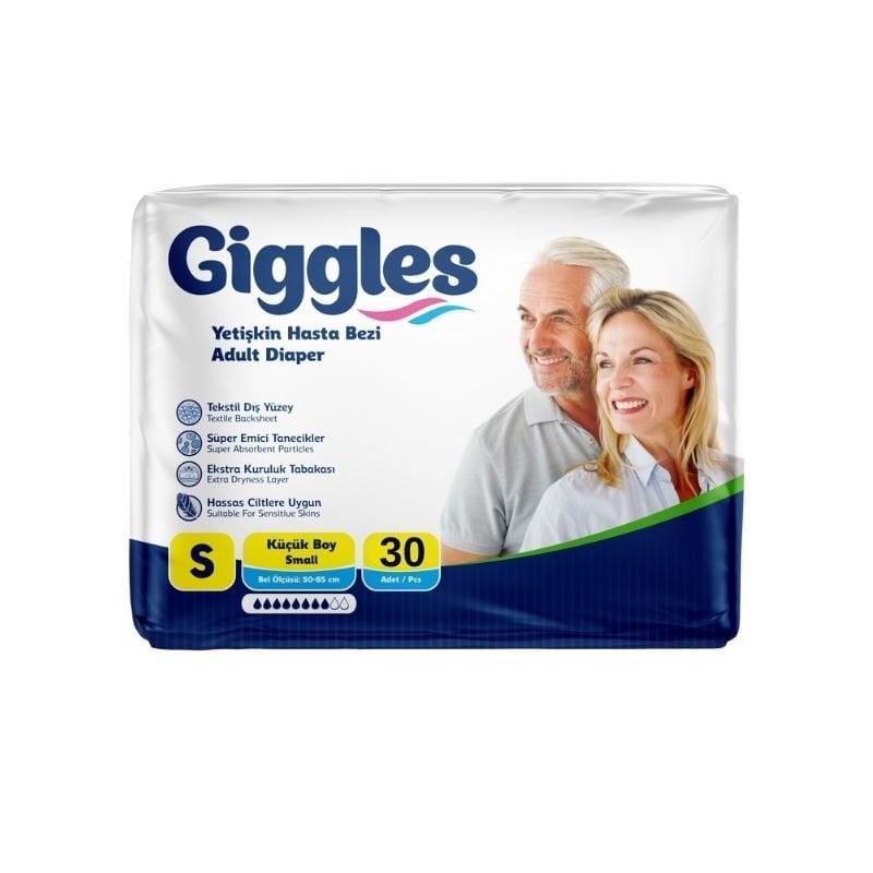 Giggles Belbantlı Yetişkin Hasta Bezi S Beden 30 Lu