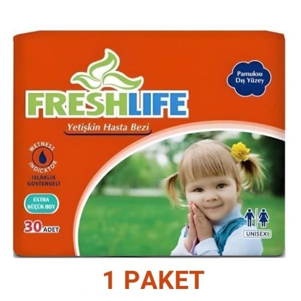 Freshlife Belbantlı Yetişkin Hasta Bezi XS 30 Lu
