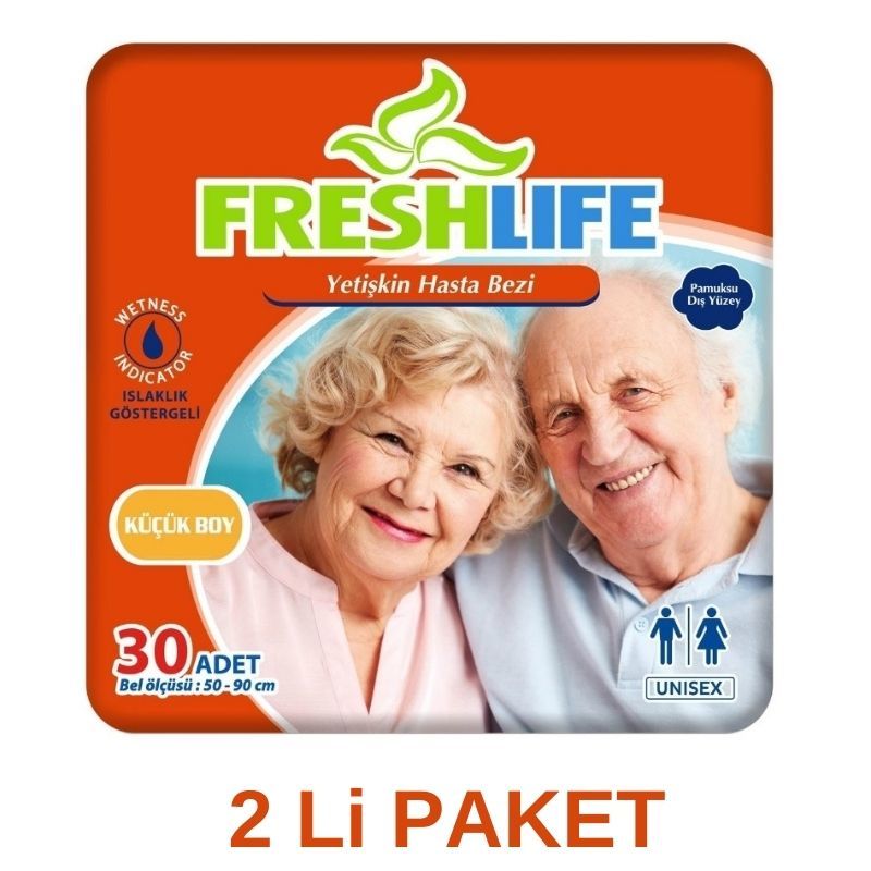 Freshlife Belbantlı Yetişkin Hasta Bezi S 30 Lu 2 Paket