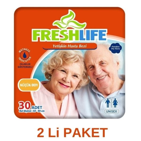 Freshlife Belbantlı Yetişkin Hasta Bezi S 30 Lu 2 Paket