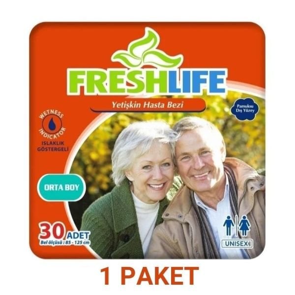 Freshlife Belbantlı Yetişkin Hasta Bezi M 30 Lu